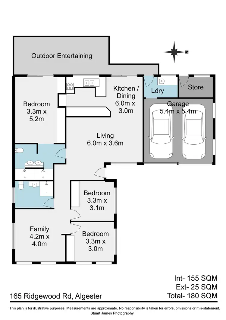 Floorplan of Homely house listing, 165 Ridgewood Road, Algester QLD 4115