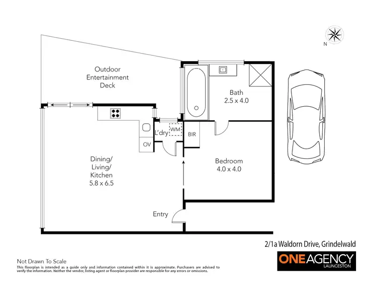 Floorplan of Homely unit listing, 2/1a Waldhorn Drive, Grindelwald TAS 7277