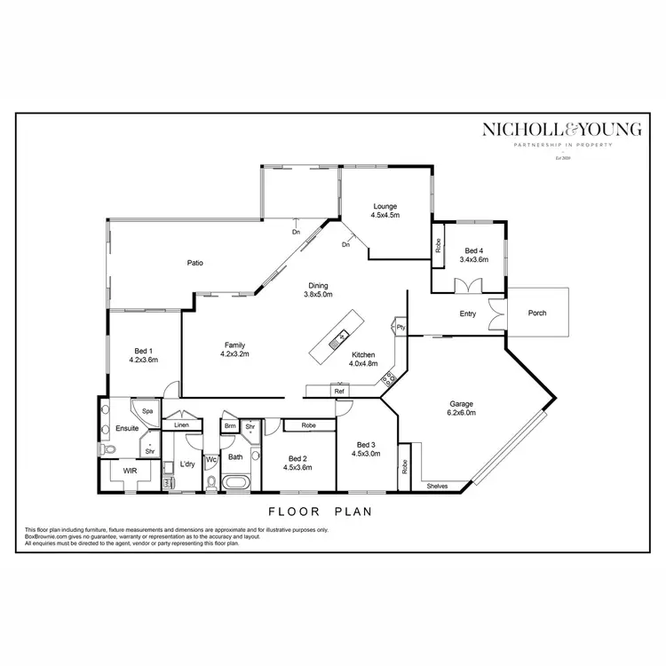 Floorplan of Homely house listing, 25 Parkwood Place, Palmwoods QLD 4555