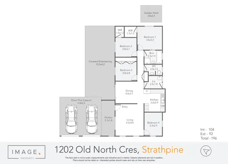Floorplan of Homely house listing, 1202 Old North Crescent, Strathpine QLD 4500