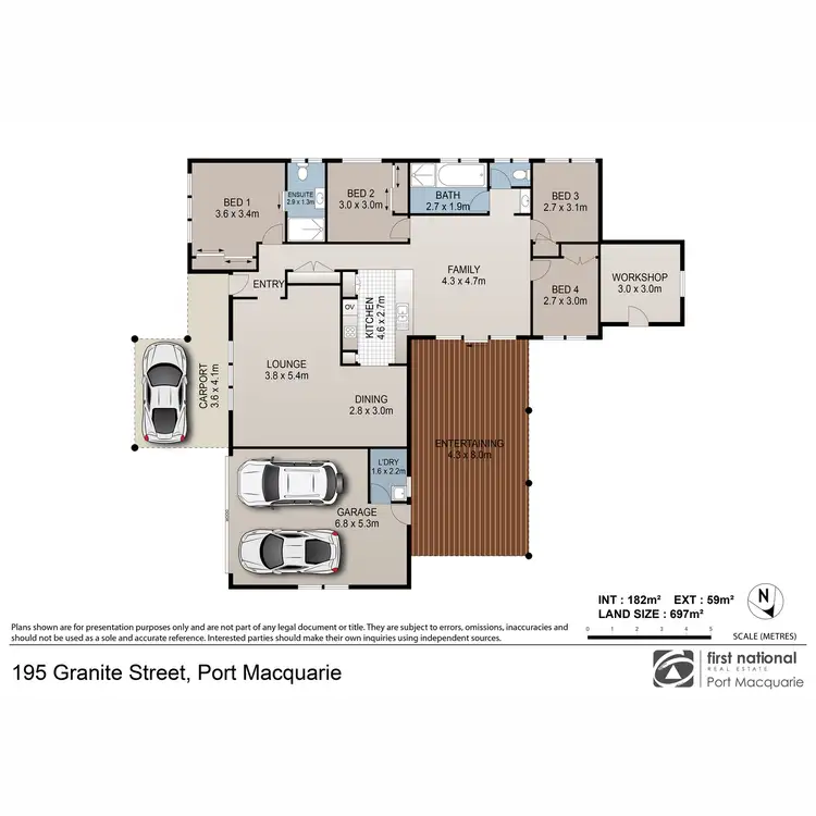 Floorplan of Homely house listing, 195 Granite Street, Port Macquarie NSW 2444