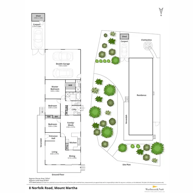 Floorplan of Homely house listing, 8 Norfolk Road, Mount Martha VIC 3934