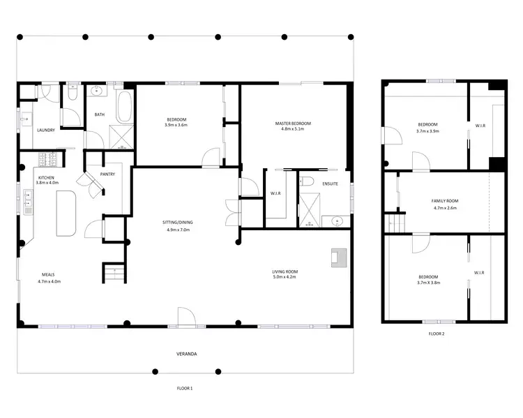 Floorplan of Homely house listing, 20 Meehan Lane, Osbornes Flat VIC 3691
