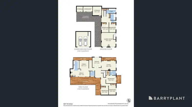 Floorplan of Homely house listing, 4 Allen Road, Monbulk VIC 3793