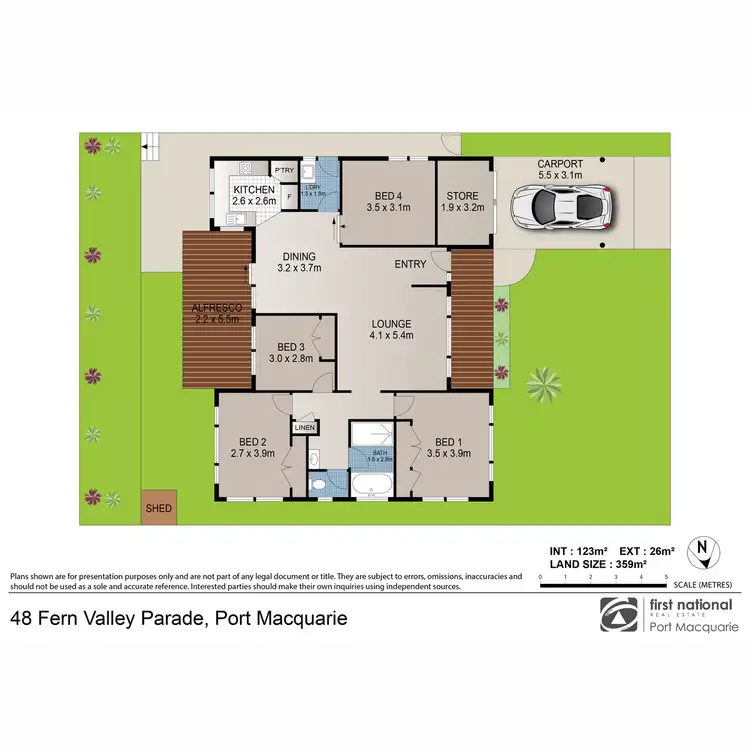 Floorplan of Homely house listing, 48 Fern Valley Parade, Port Macquarie NSW 2444