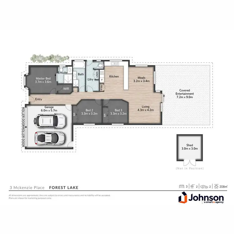 Floorplan of Homely house listing, 3 McKenzie Place, Forest Lake QLD 4078