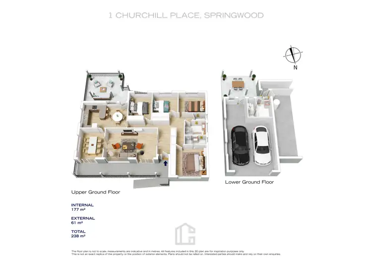 Floorplan of Homely house listing, 1 Churchill Place, Springwood NSW 2777