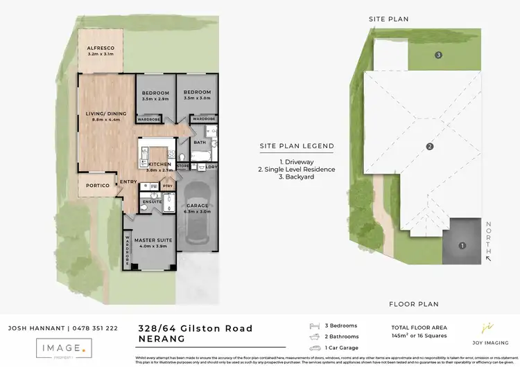 Floorplan of Homely villa listing, 328/64 Gilston Road, Nerang QLD 4211