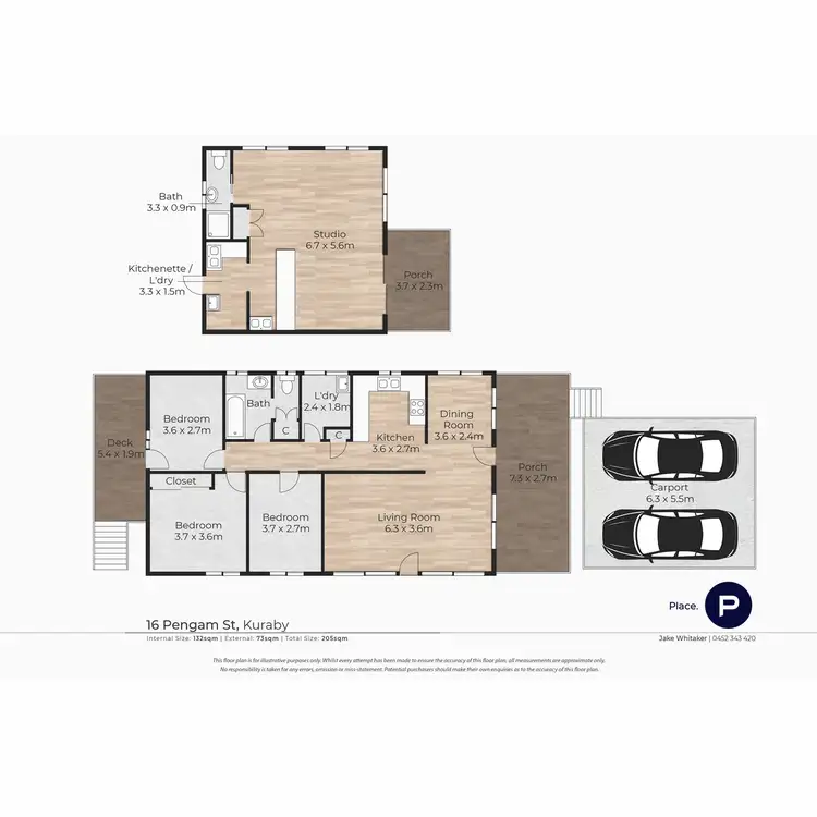 Floorplan of Homely house listing, 16 Pengam Street, Kuraby QLD 4112