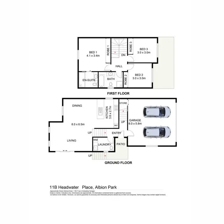 Floorplan of Homely house listing, 11B Headwater Place, Albion Park NSW 2527