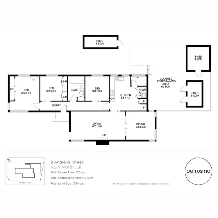 Floorplan of Homely house listing, 2 Andrews Street, New Norfolk TAS 7140