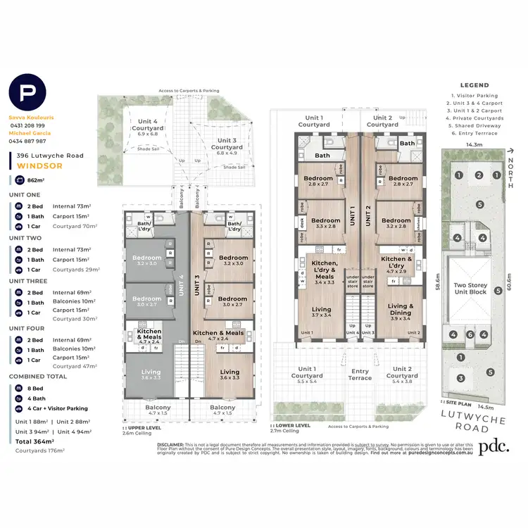Floorplan of Homely block of units listing, 396 Lutwyche Road, Windsor QLD 4030