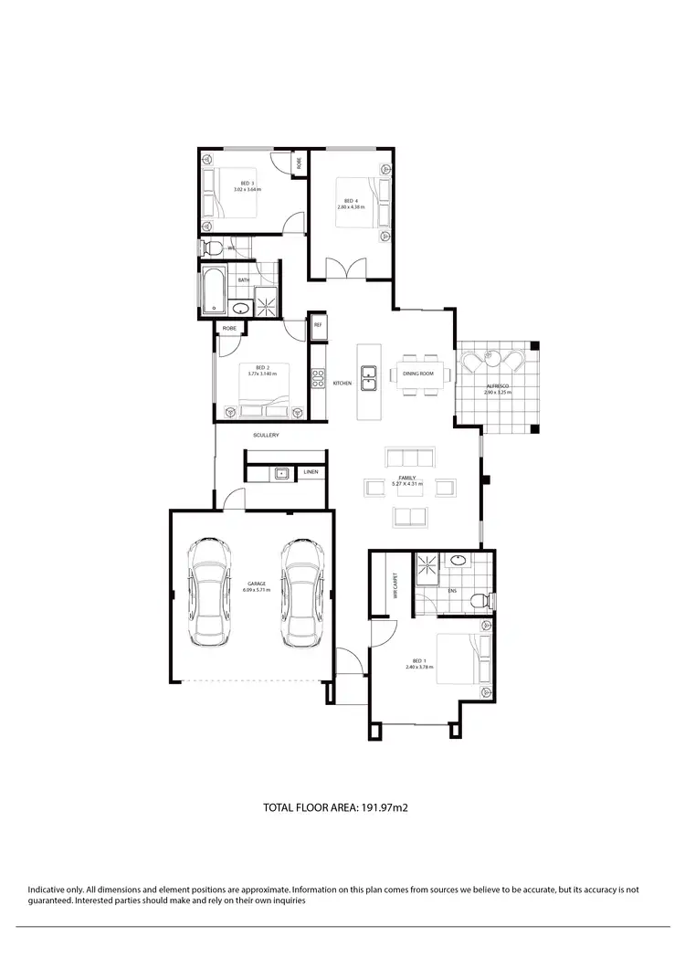 Floorplan of Homely house listing, 21 Laura Grange, Brabham WA 6055