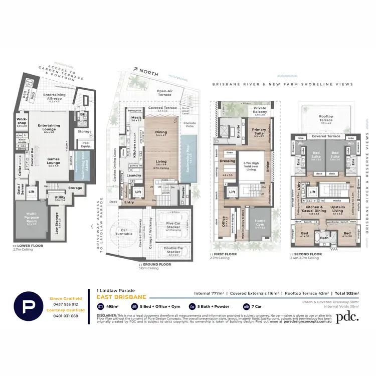 Floorplan of Homely house listing, 1 Laidlaw Parade, East Brisbane QLD 4169