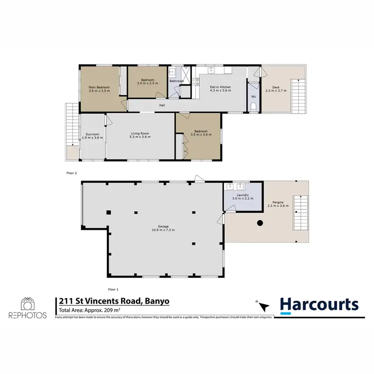 Floorplan of Homely house listing, 211 St Vincents Road, Banyo QLD 4014