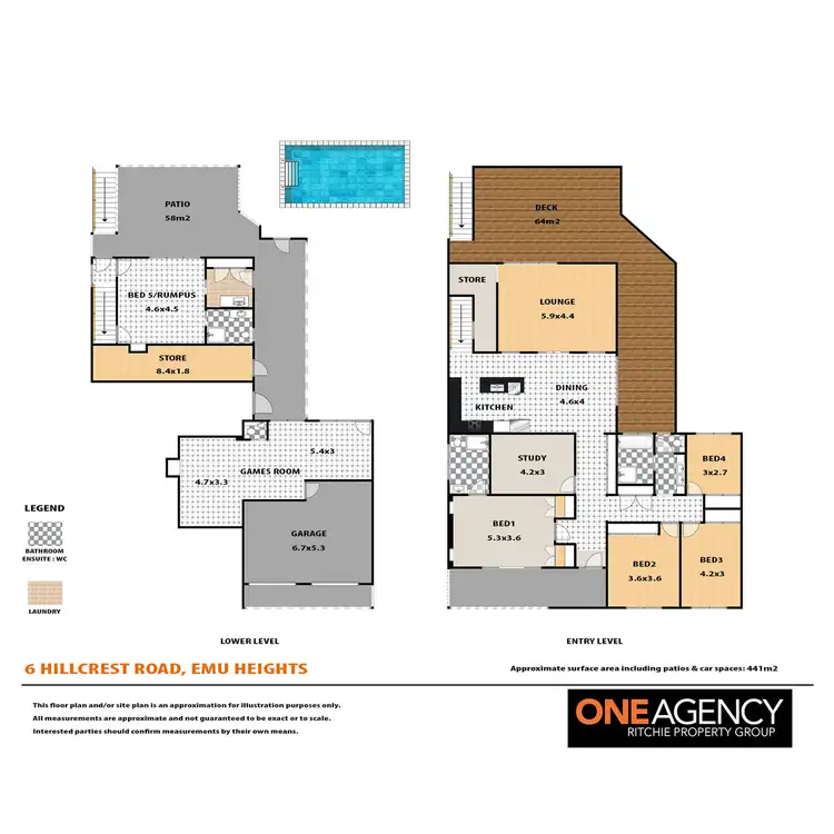 Floorplan of Homely house listing, 6 Hillcrest Road, Emu Heights NSW 2750