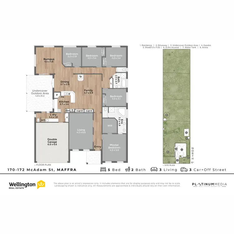 Floorplan of Homely house listing, 170-172 McAdam Street, Maffra VIC 3860