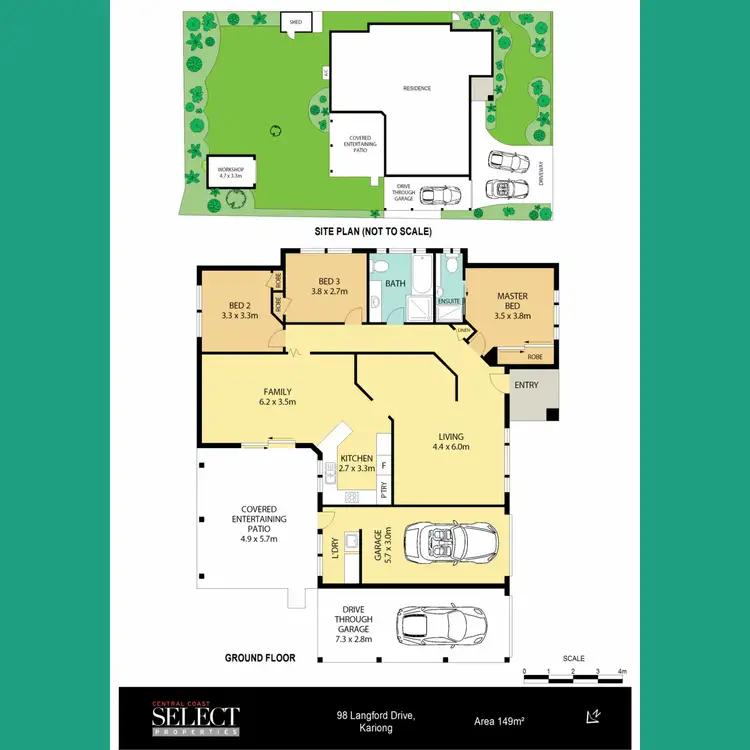 Floorplan of Homely house listing, 98 Langford Drive, Kariong NSW 2250
