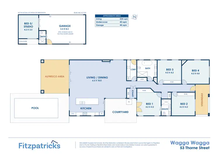 Floorplan of Homely house listing, 53 Thorne Street, Wagga Wagga NSW 2650