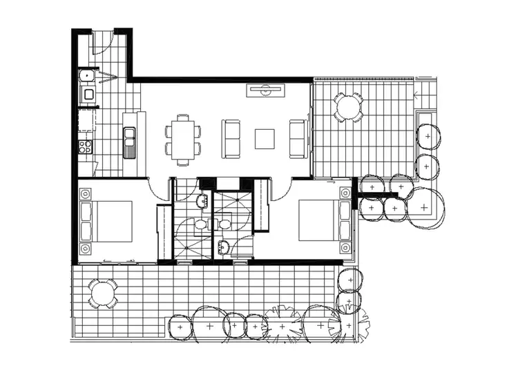 Floorplan of Homely unit listing, 209/8 Dickens Street, Spring Hill QLD 4000
