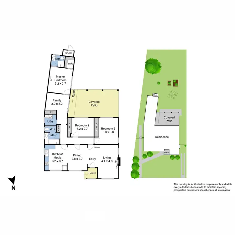 Floorplan of Homely house listing, 84 Menzies Avenue, Dandenong North VIC 3175