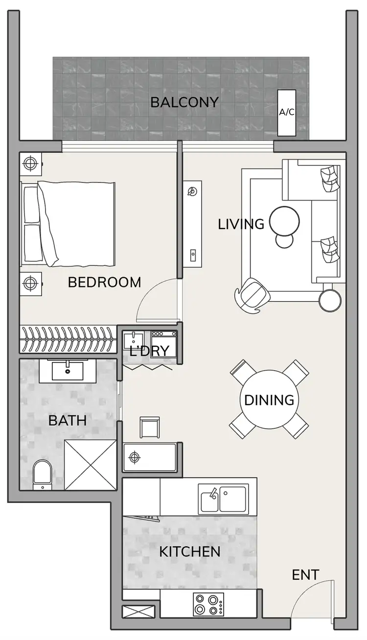 Floorplan of Homely apartment listing, 501/9 Watkin Street, Bruce ACT 2617