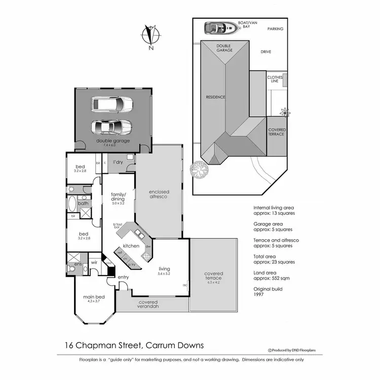 Floorplan of Homely house listing, 16 Chapman Street, Carrum Downs VIC 3201