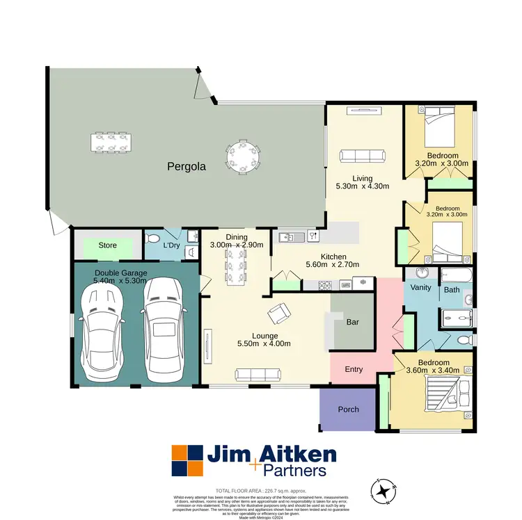 Floorplan of Homely house listing, 6 Hawkins Avenue, Luddenham NSW 2745