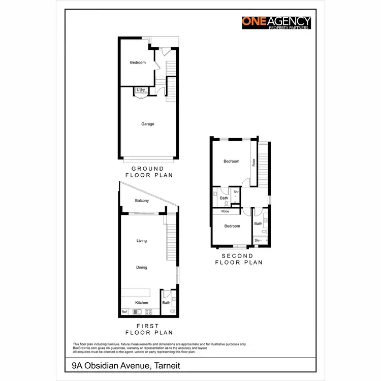 Floorplan of Homely house listing, 9A Obsidian Avenue, Tarneit VIC 3029