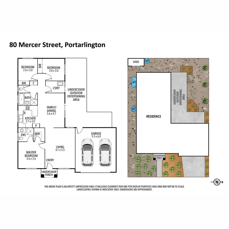 Floorplan of Homely house listing, 80 Mercer Street, Portarlington VIC 3223