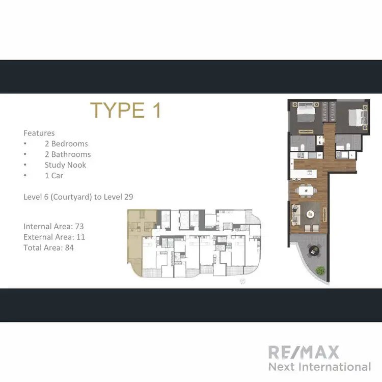 Floorplan of Homely apartment listing, 2091/38 Hope Street, South Brisbane QLD 4101