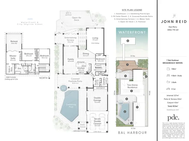 Floorplan of Homely house listing, 7 Bal Harbour, Broadbeach Waters QLD 4218
