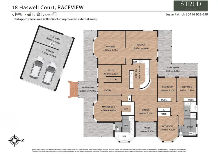 Floorplan of Homely house listing, 18 Haswell Court, Raceview QLD 4305