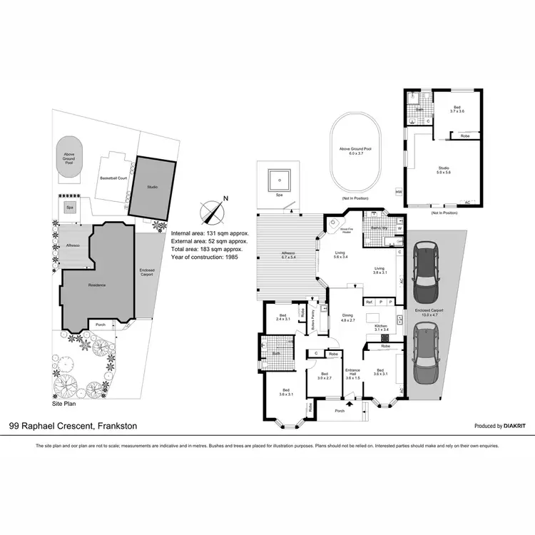 Floorplan of Homely house listing, 99 Raphael Crescent, Frankston VIC 3199
