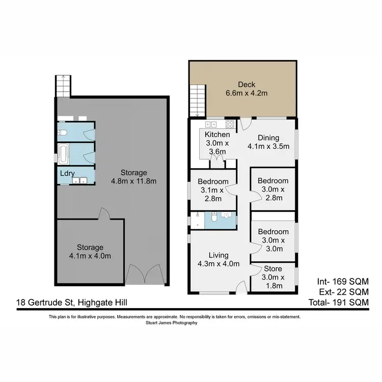 Floorplan of Homely house listing, 18 Gertrude Street, Highgate Hill QLD 4101