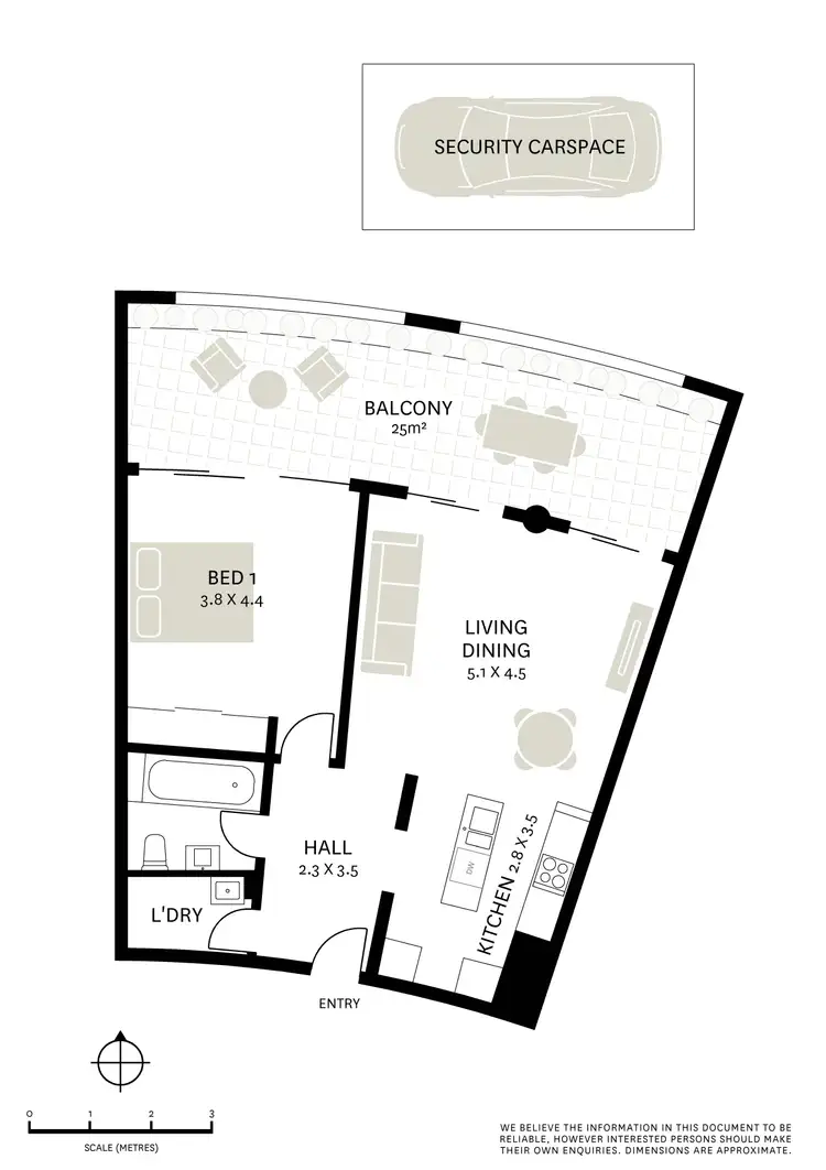 Floorplan of Homely apartment listing, 28/450 Elizabeth Street, Surry Hills NSW 2010
