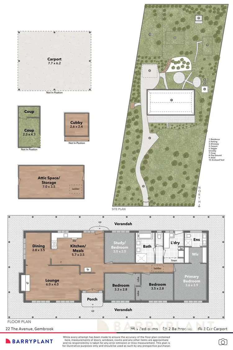 Floorplan of Homely house listing, 22 The Avenue, Gembrook VIC 3783
