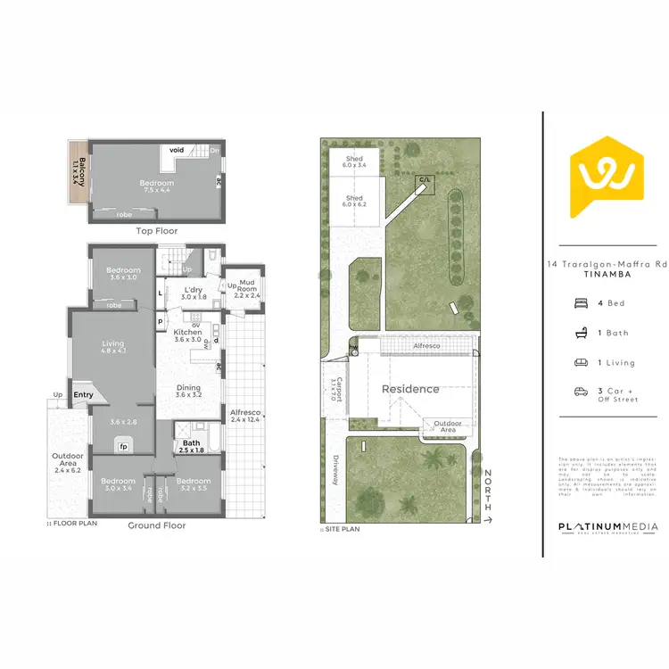 Floorplan of Homely house listing, 14 Traralgon-Maffra Road, Tinamba VIC 3859