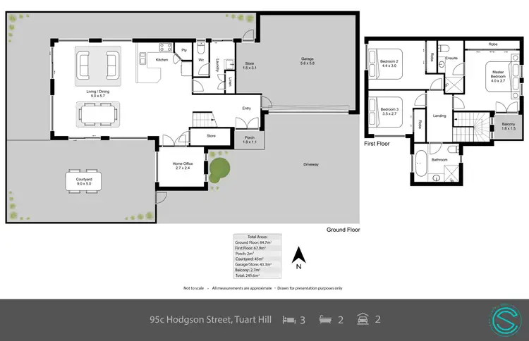 Floorplan of Homely house listing, 95C Hodgson Street, Tuart Hill WA 6060