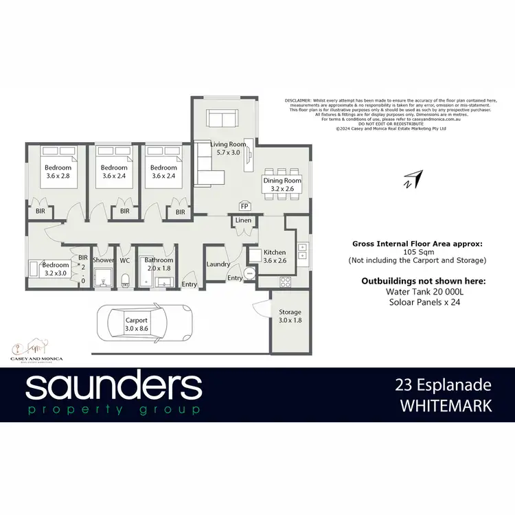 Floorplan of Homely house listing, 23 Esplanade, Whitemark TAS 7255