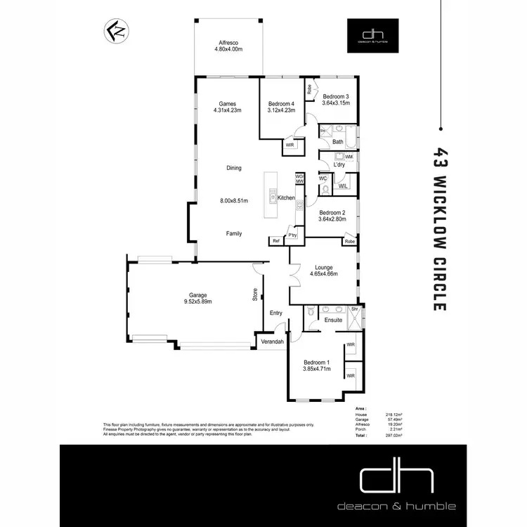 Floorplan of Homely house listing, 43 Wicklow Circle, Darch WA 6065