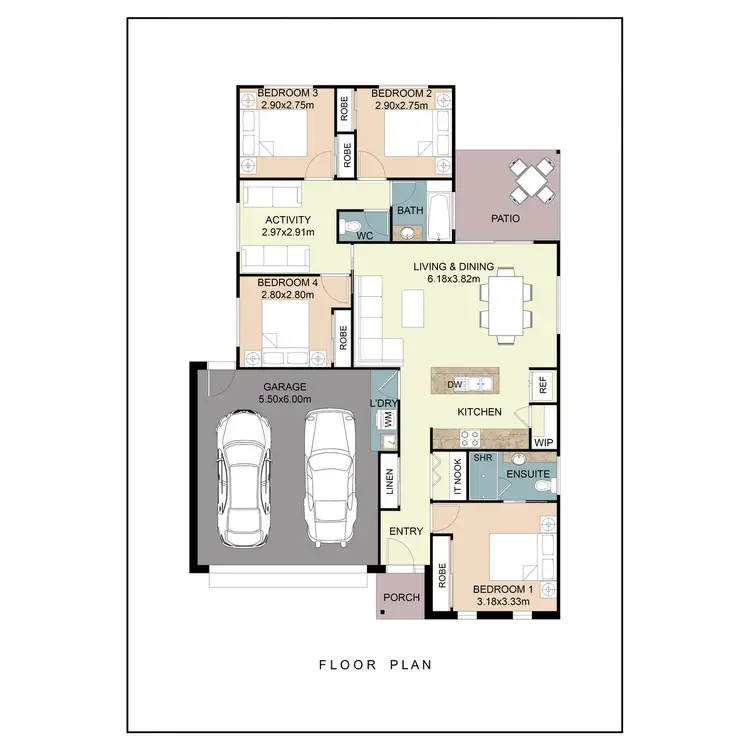 Floorplan of Homely house listing, 121 Creekwood Circuit, Spring Mountain QLD 4300