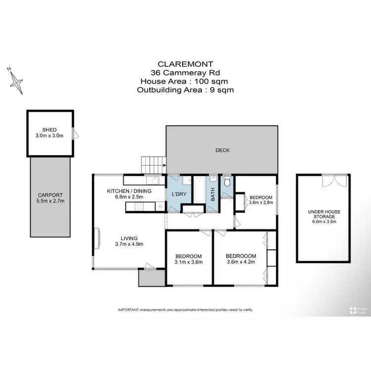 Floorplan of Homely house listing, 36 Cammeray Road, Claremont TAS 7011