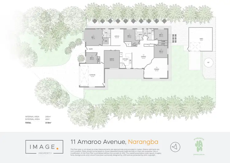 Floorplan of Homely house listing, 11 Amaroo Avenue, Narangba QLD 4504