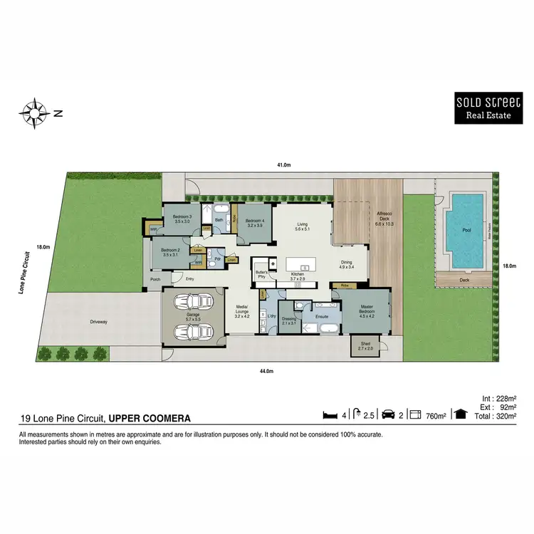 Floorplan of Homely house listing, 19 Lone Pine Circuit, Upper Coomera QLD 4209