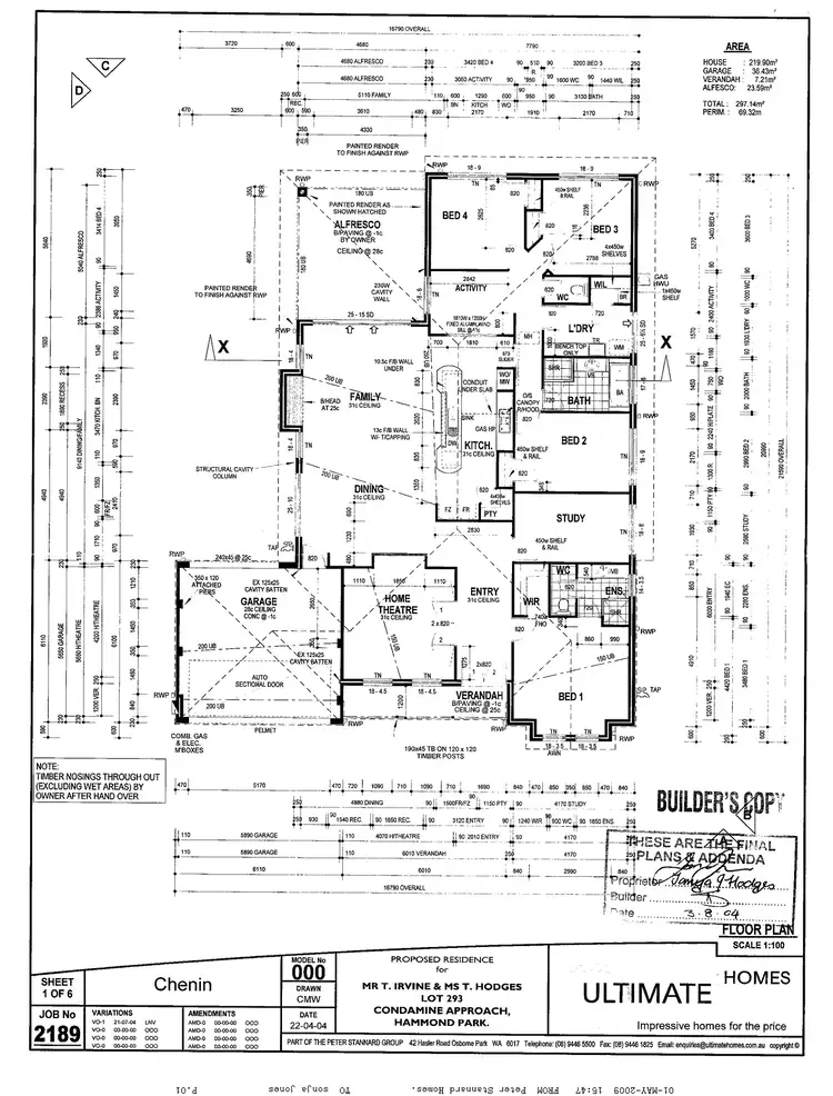 Floorplan of Homely house listing, 7 Condamine Approach, Hammond Park WA 6164