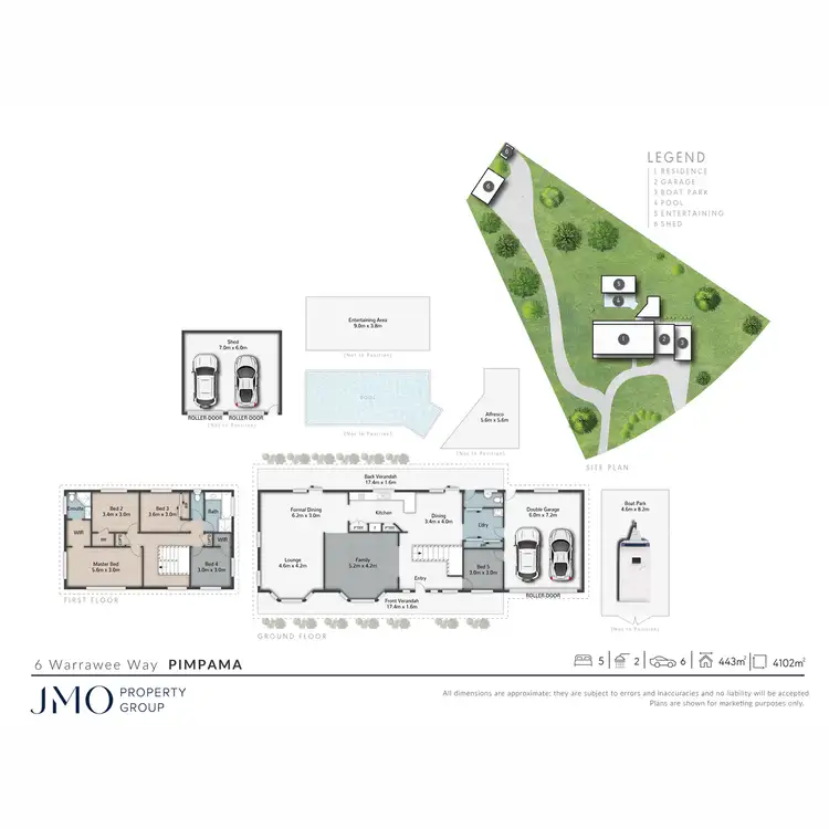 Floorplan of Homely rural property listing, 6 Warrawee Way, Pimpama QLD 4209
