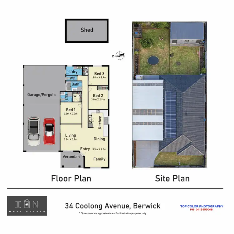 Floorplan of Homely house listing, 34 Coolong Avenue, Berwick VIC 3806