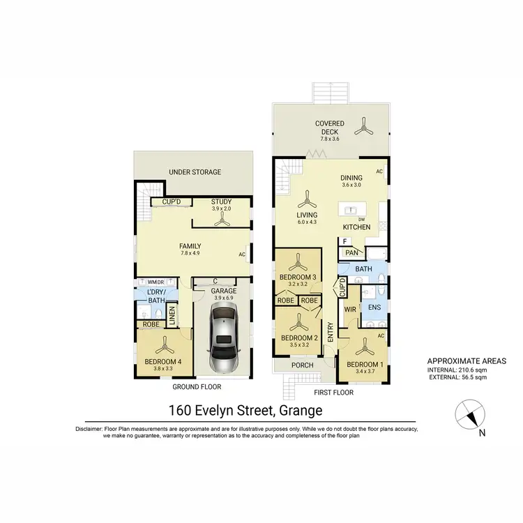 Floorplan of Homely house listing, 160 Evelyn Street, Grange QLD 4051