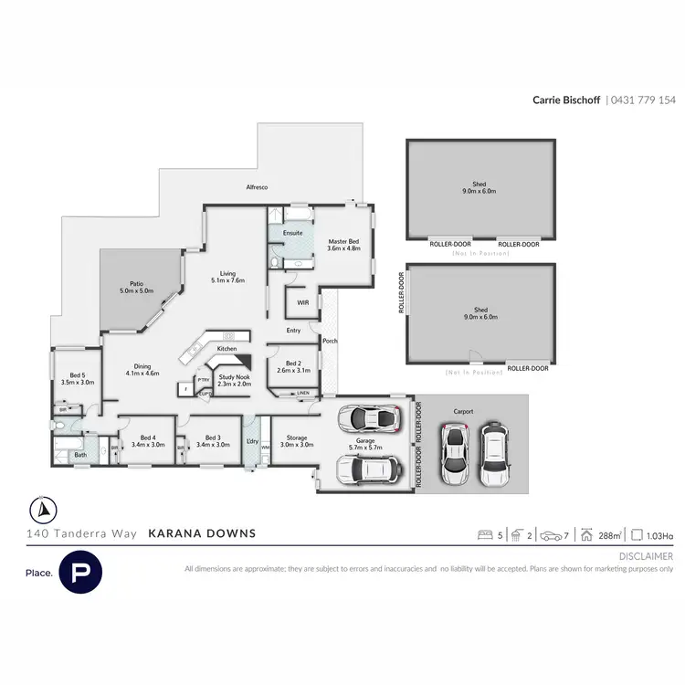 Floorplan of Homely house listing, 140 Tanderra Way, Karana Downs QLD 4306